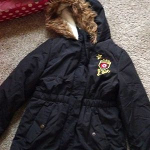 Black puffer jacket